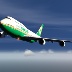 EVA Air Boeing 747-400 from Taipei to Hong Kong