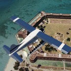 DHC-2beaver fly over Dry Tortugas National Park