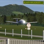 Landing at EDST runway 31R