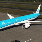 KLM 787 pushback